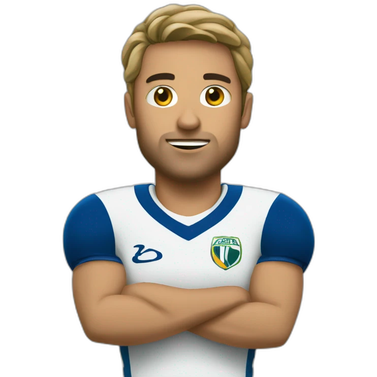 Pas content triplé football emoji