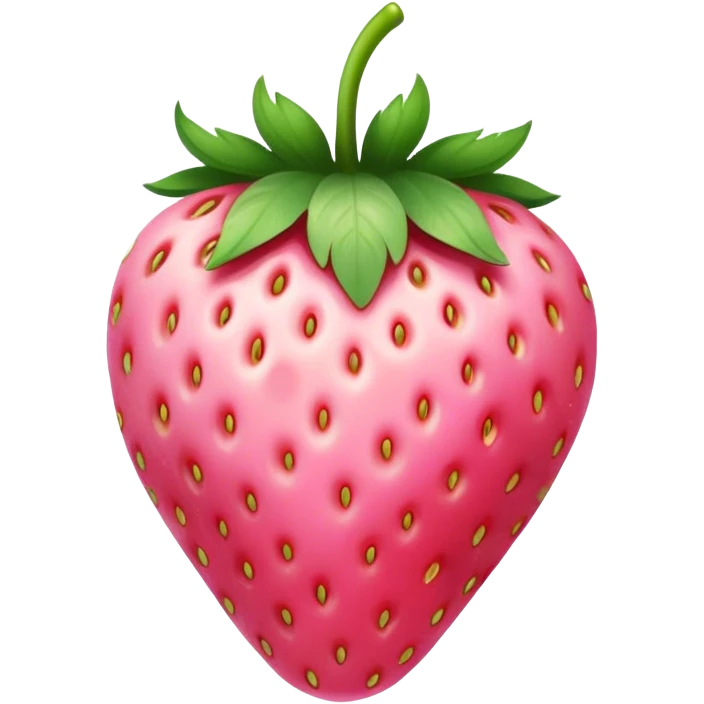 Light Pink strawberry emoji