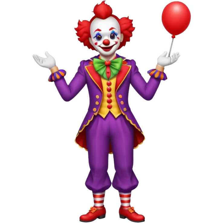 circus clown full body emoji
