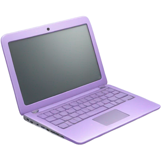 Lilac laptop emoji