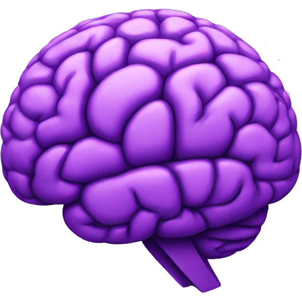 purple brain emoji