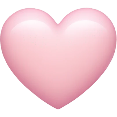 A light pink heart emoji