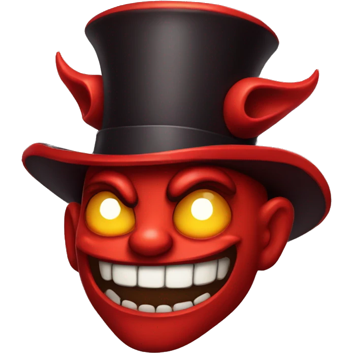 Devil with tophat emoji