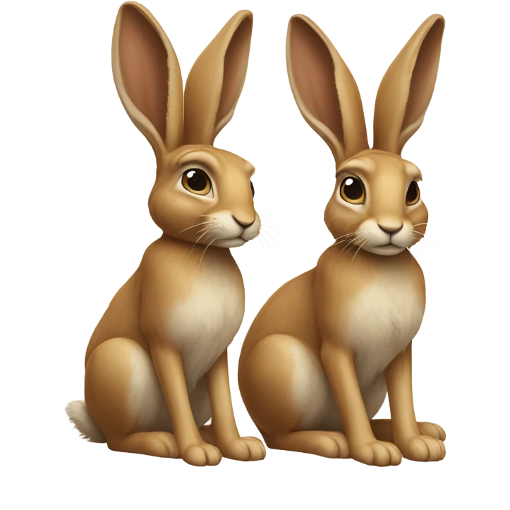 Hare couples emoji