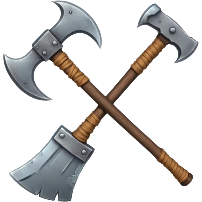 barbarian axe emoji
