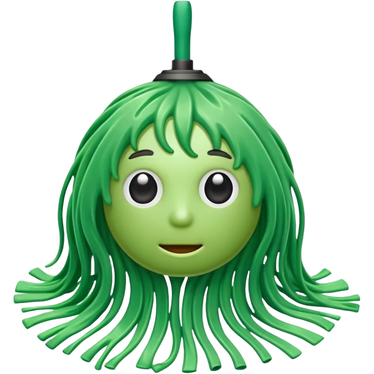 green mop emoji
