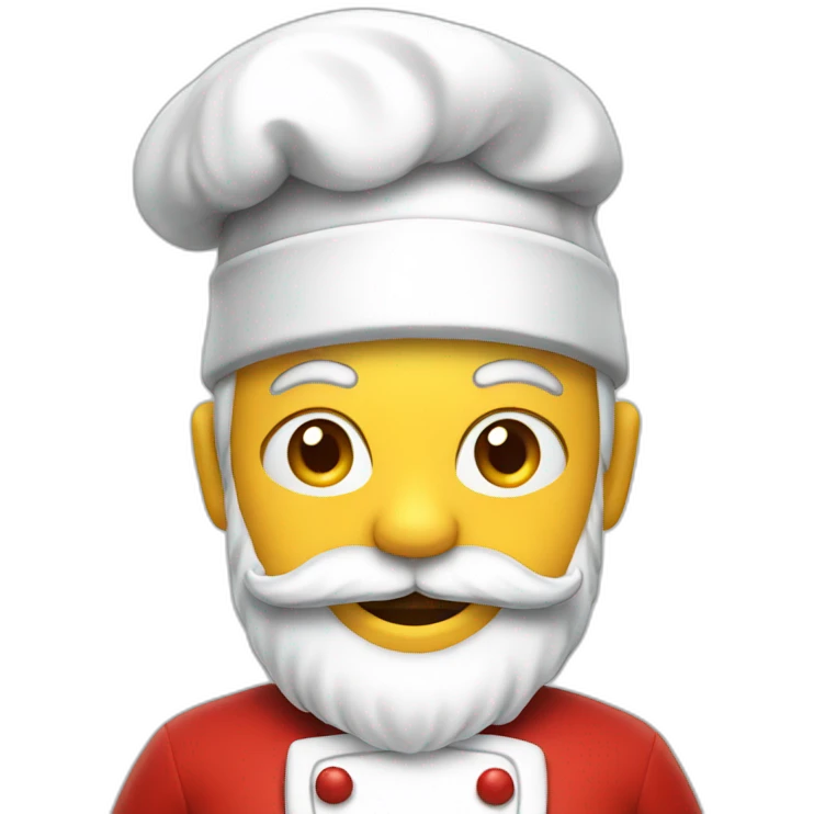 santa chef emoji