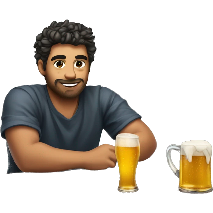 streamer rivers gg tomando una cerveza emoji