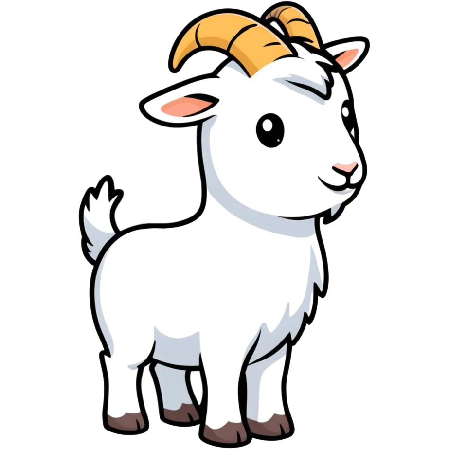 A goat emoji