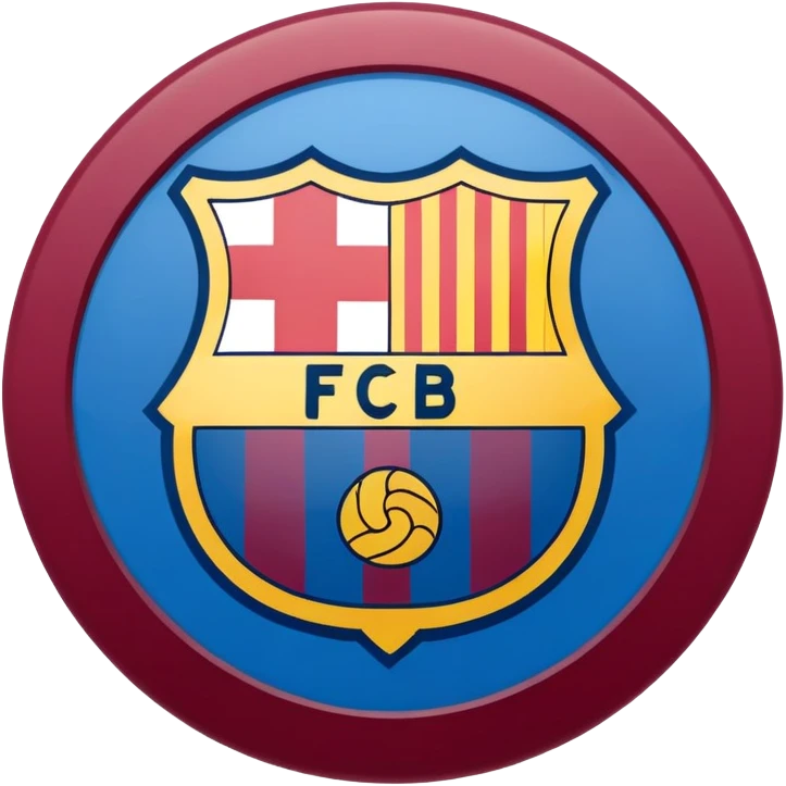 Fc barcelona logo emoji
