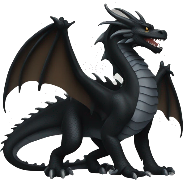 black dragon emoji