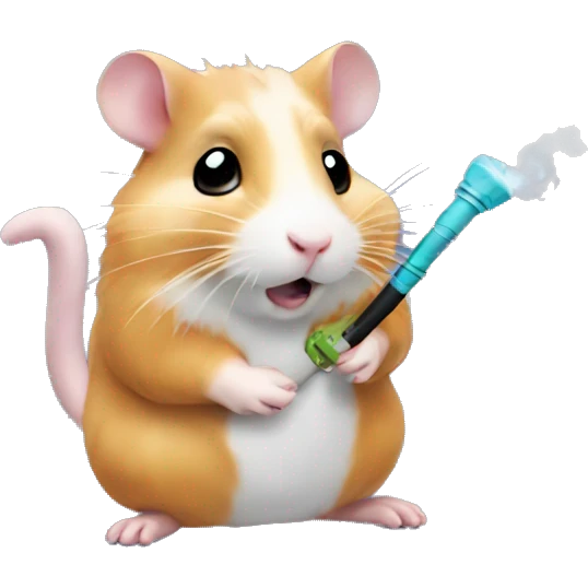hamster with Hookah emoji