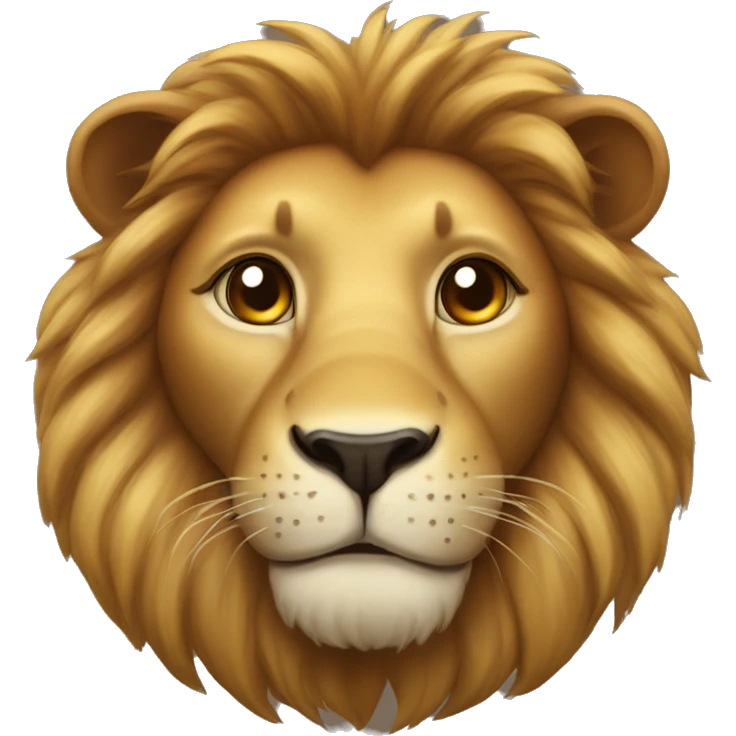 Lion with heart eyes emoji