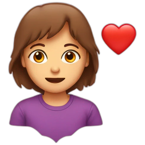 H in heart  emoji