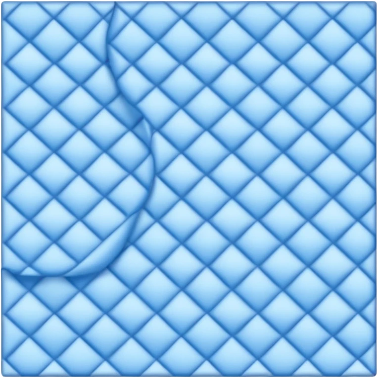 Cloudy blue check  emoji