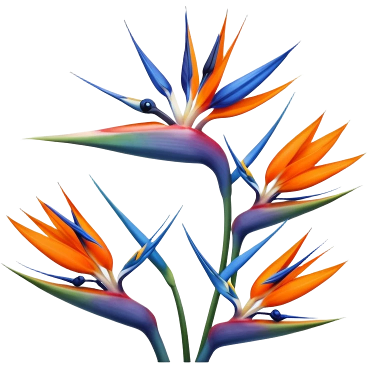 Birds of Paradise Flower emoji