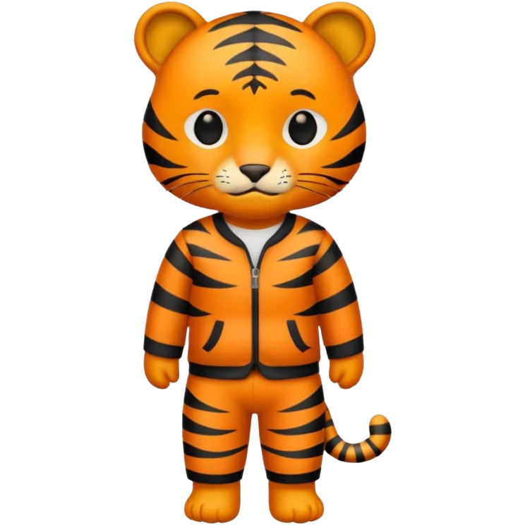 Tiger Patterned Clothes emoji
