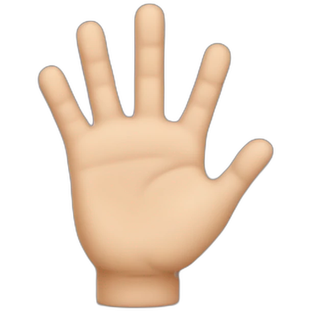 friend hand emoji