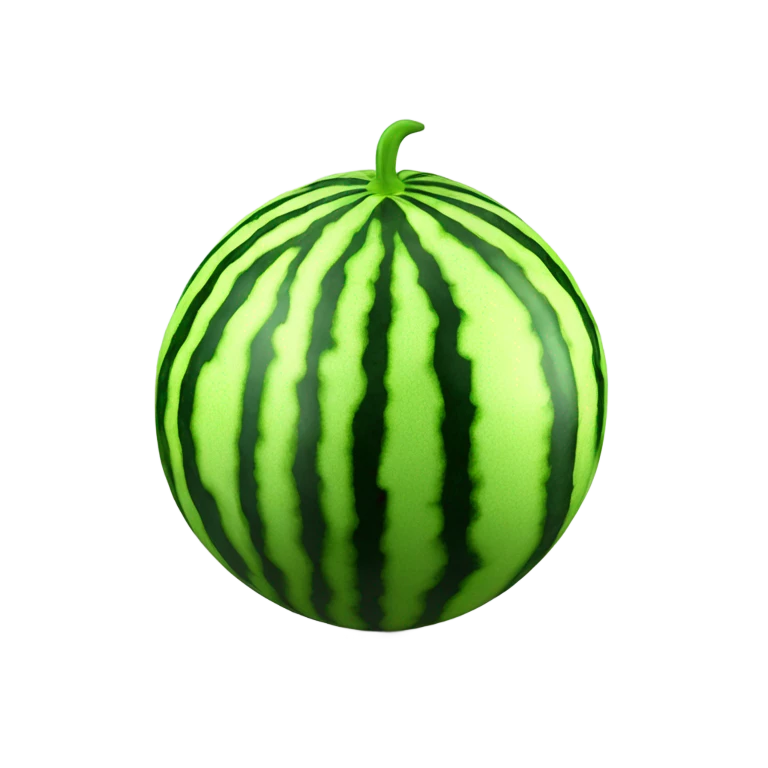 3d watermelon emoji