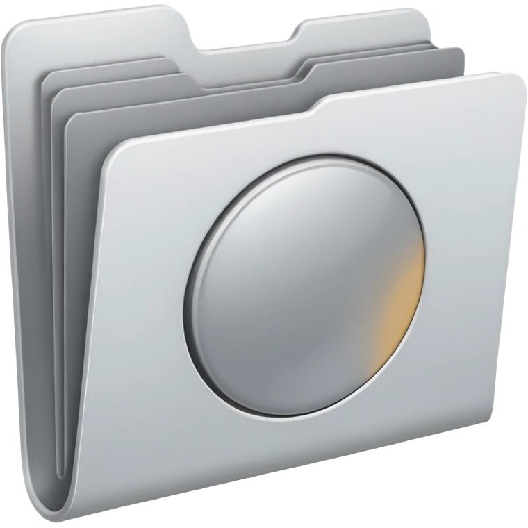 white and gray folder empty emoji