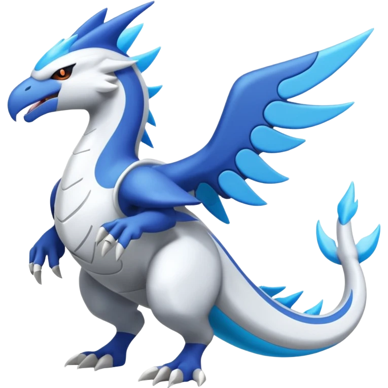 Reshiram-Zekrom-Latios-Kyurem-Latios-hybrid-fusion, full body emoji