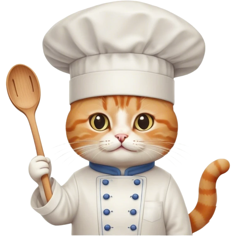 Cat cooking  emoji