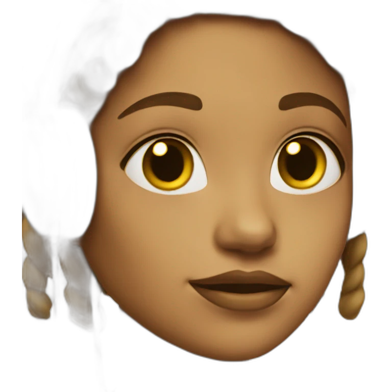 girl with wires earphones  emoji