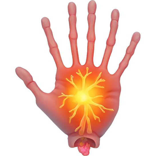  inflammation in the hand emoji