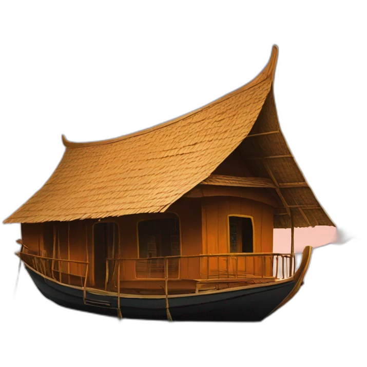 Kerala boat house emoji