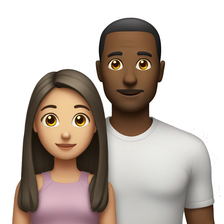 Man next to girl emoji