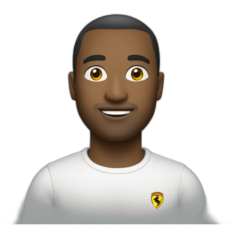 White ferrari emoji