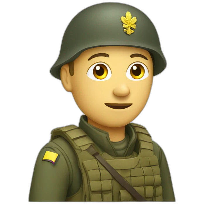 ukranian soldier emoji