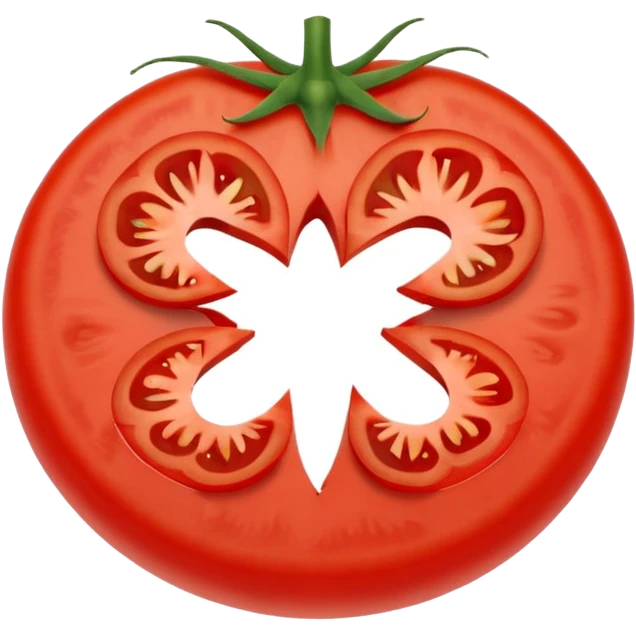 circle slice tomato emoji