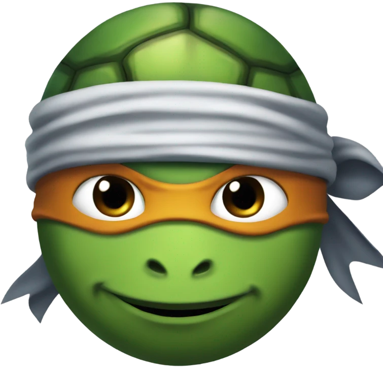 Ninja turtle with a du-rag emoji