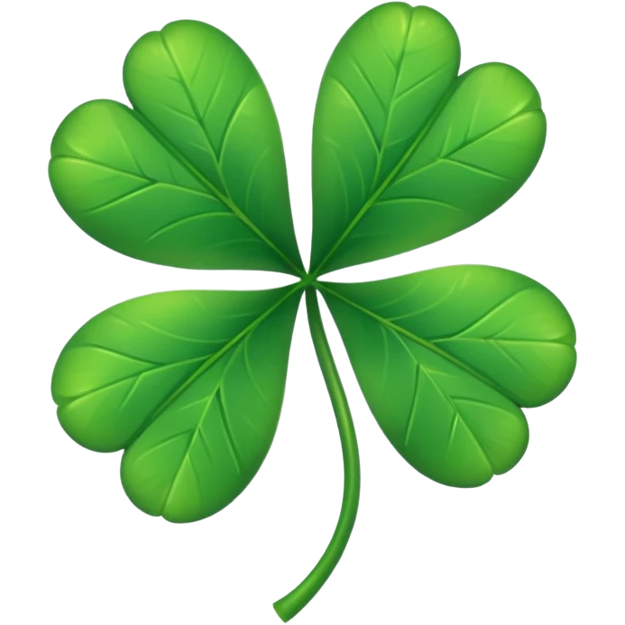 Make a Emoji of five leaf clover only not the lipstick only the 5 leaf clover emoji