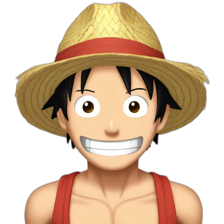 luffy one piece emoji