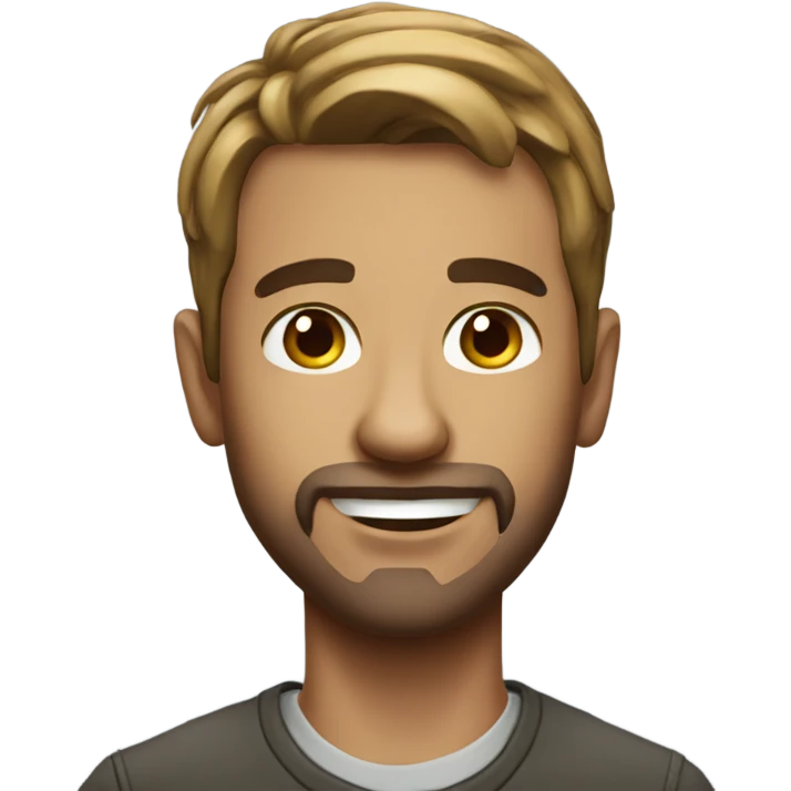 cool casual male portrait emoji