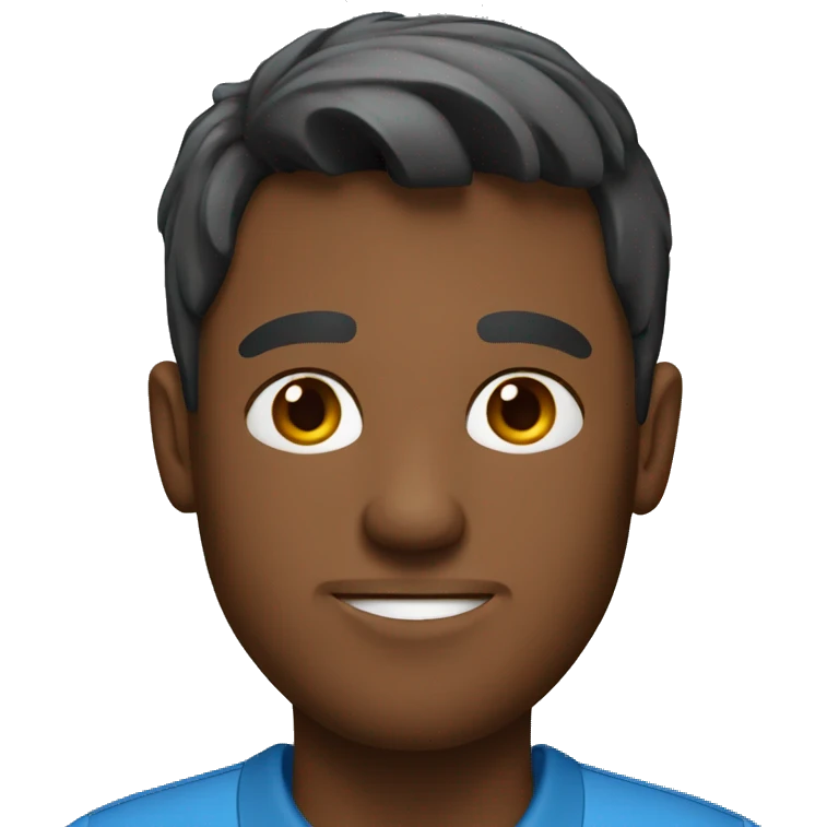 A guy in a polo shirt emoji