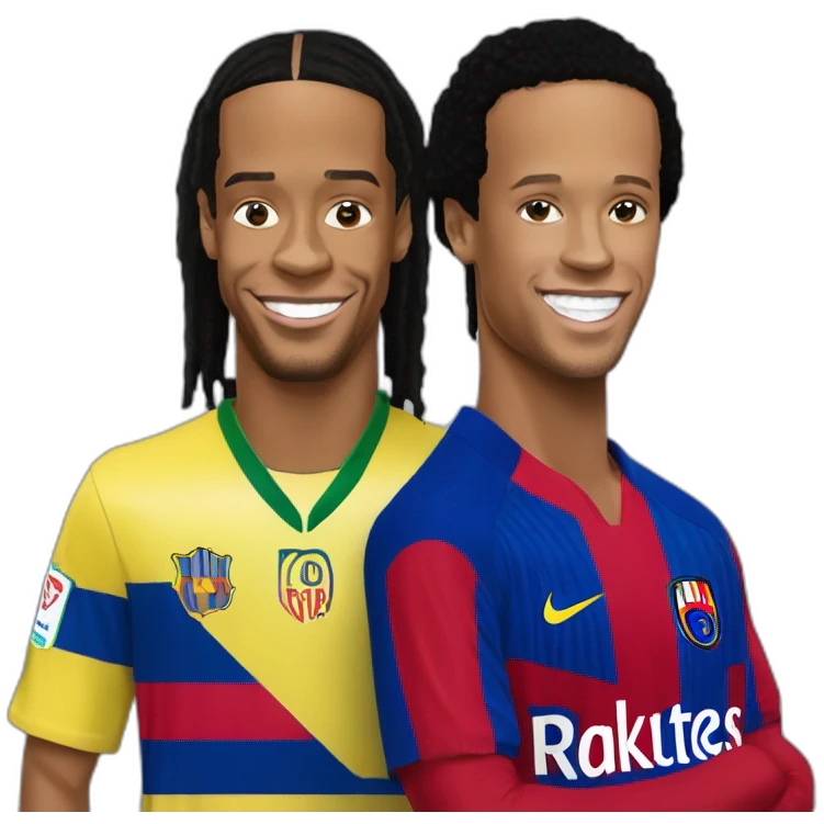 Ronaldinho et Neymar jr emoji