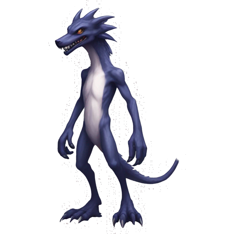 Edgy Eldritch Vernid-Sergal full body emoji