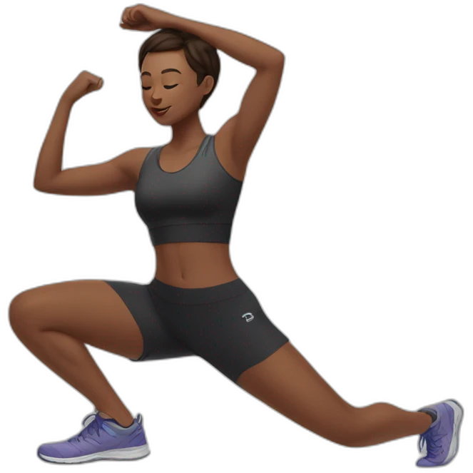 stretch before workout emoji