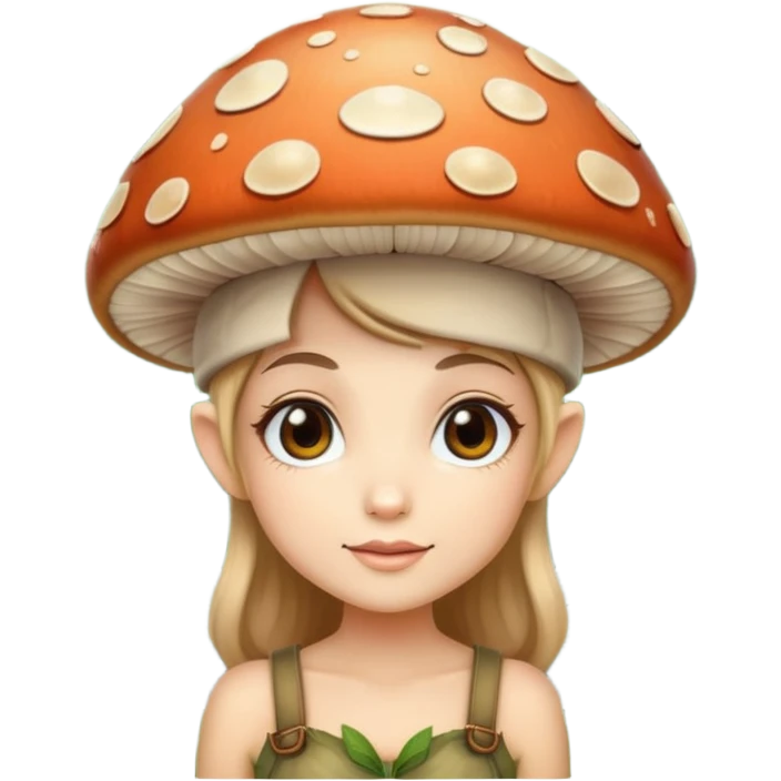 Mushroom fairy  emoji