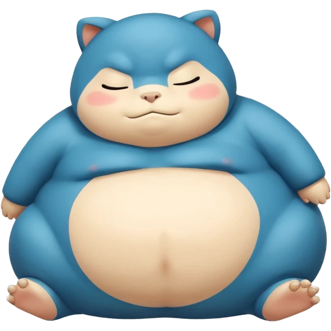 snorlax, try to preserve the character as simple as possible emoji