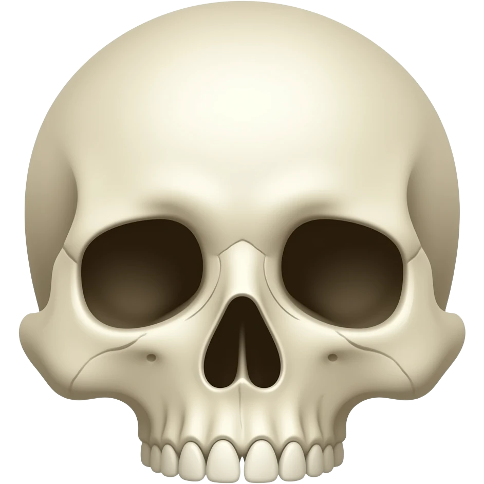 Skull face emoji