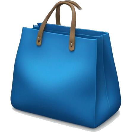 blue bag emoji