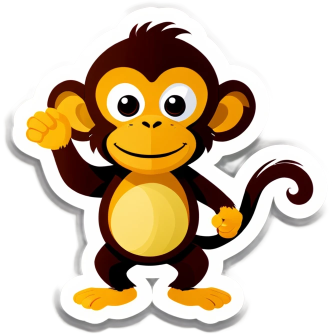 Funny monkey emoji