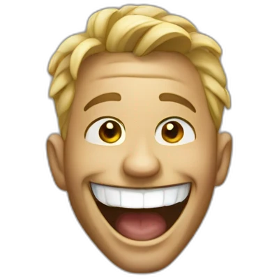 Dj crazy laughing emoji