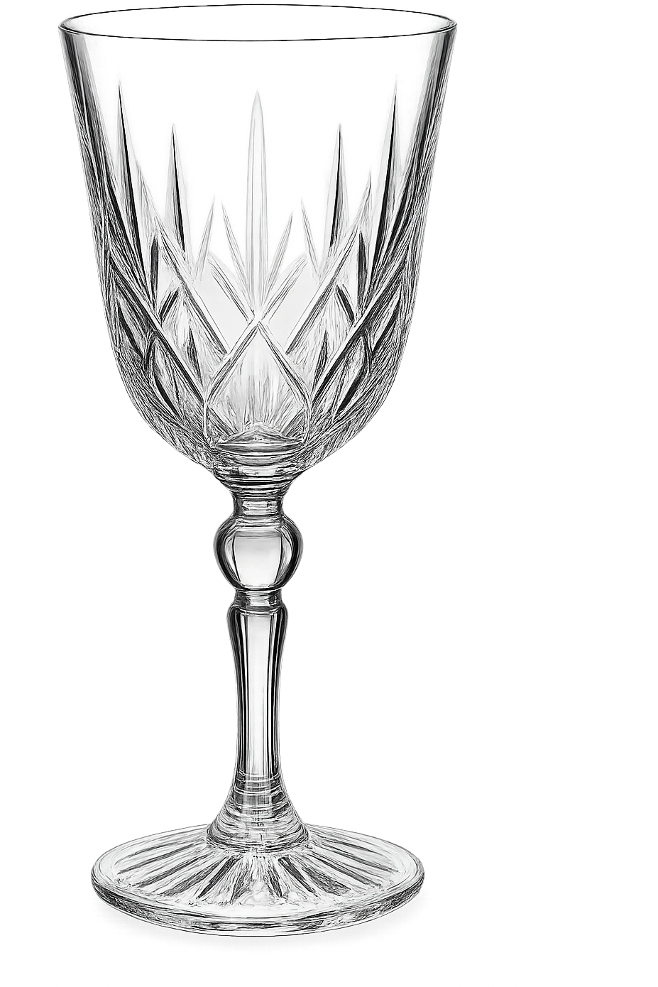 white crystal wine glass emoji