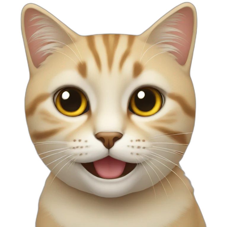 Un chat emoji