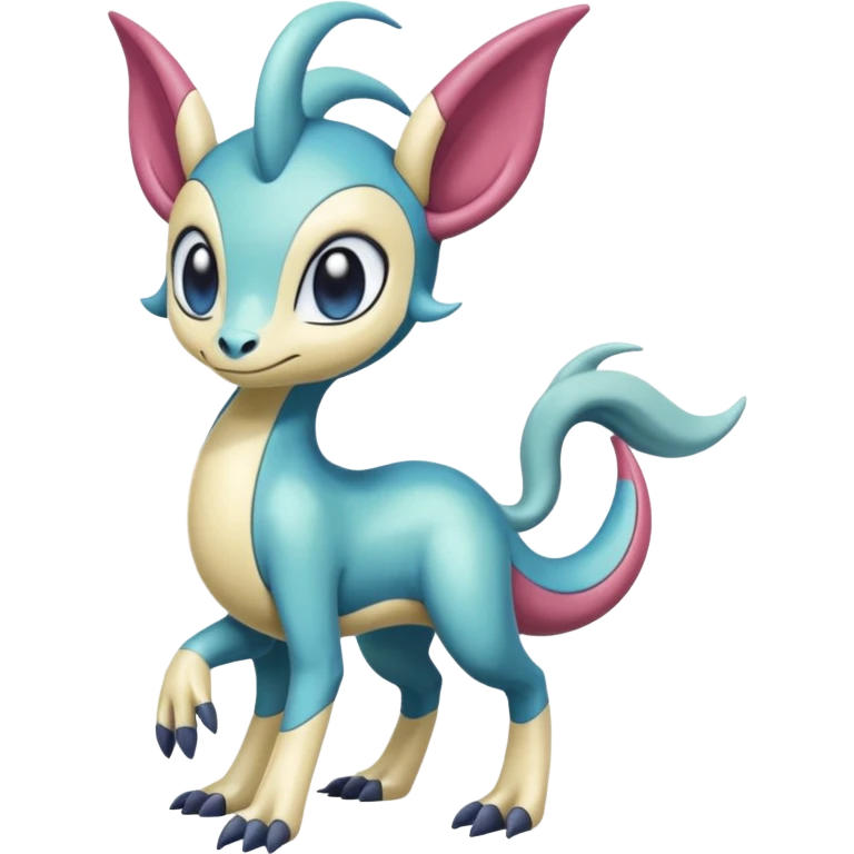 Shiny colorful glossy soft smooth silky adorable Meloetta-Sergal-Cresselia-Palkia-Stitch-Fakémon-creature-hybrid emoji